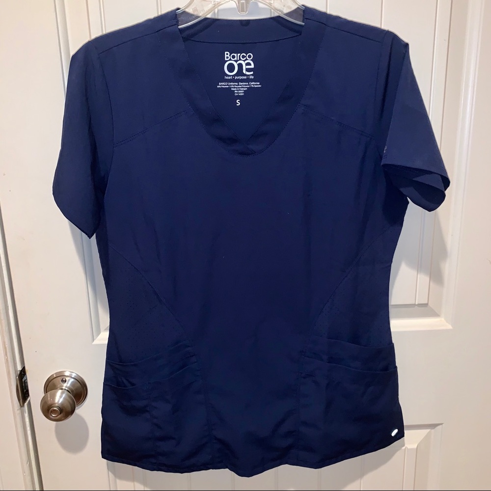 Navy Blue Barco Scrub Set Size Small